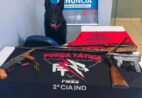 PM apreende metralhadora e outras armas na zona rural de Afonso Cláudio