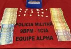 Polícia apreende cocaína e dinheiro durante ação em Cachoeiro