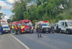 Grave acidente na BR-101 deixa um morto e envolve resgate aéreo no ES