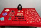 PM apreende 322 pedras de crack no “Penicão” em Cachoeiro