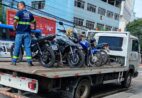 Operação da PM remove motos irregulares em Cachoeiro