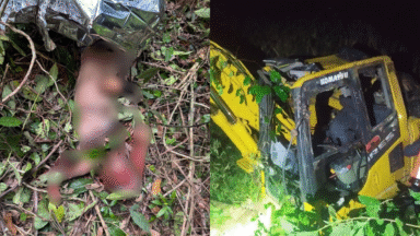Operador de máquina morre em acidente na zona rural de Presidente Kennedy