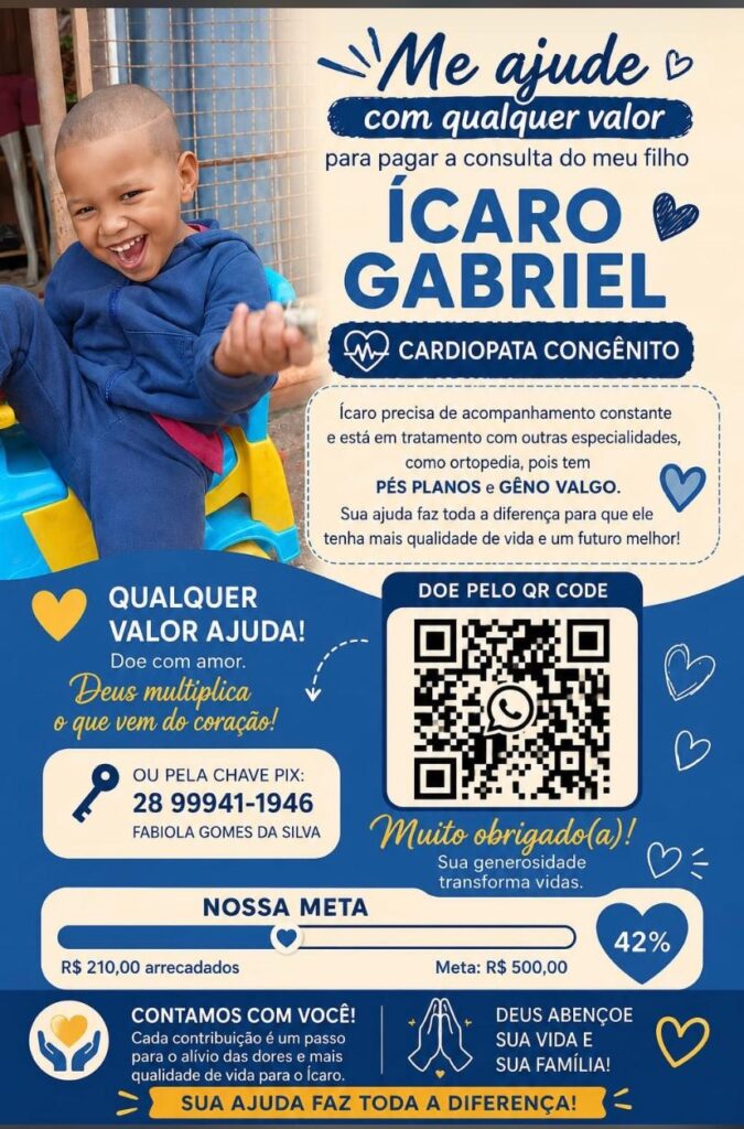 ajuda para Ícaro Gabriel