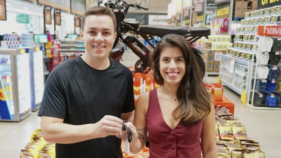 Café Campeão entrega bicicletas e movimenta consumidores no ES