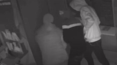 VÍDEO | Homens encapuzados arrombam casa lotérica em Ibitirama