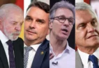 Lula empata com Flávio, Caiado e Zema no 2º turno, diz pesquisa RealTime Big Data