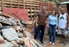 Emanuela visita obras e dialoga com moradores em Atílio Vivacqua e Cachoeiro
