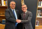 Contarato se reúne com Flávio Dino para defender manutenção dos royalties do ES