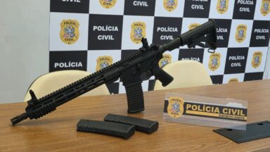 Polícia Civil apreende fuzil que seria entregue a facção criminosa no ES