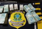 Passageiro é flagrado com R$ 500 mil em espécie na BR 262 em Brejetuba