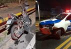 Motociclista morre após colisão com viatura da PM em Cachoeiro