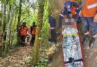 VÍDEO | Mulher é resgatada em trilha no Parque da Pedra Azul após se lesionar
