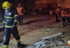 Incêndio de grandes proporções atinge depósito em Guaçuí