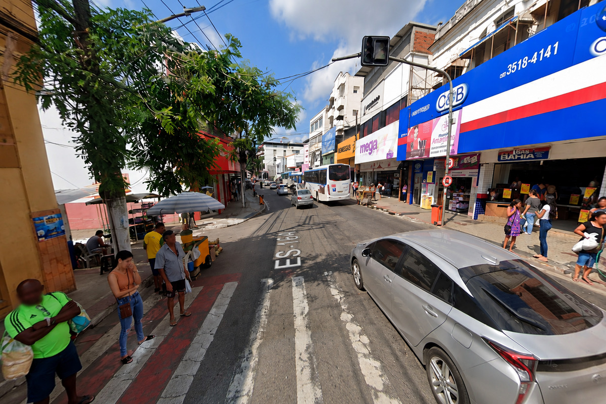 semáforo com defeito no bairro Guandu