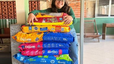 Veterinária de Guaçuí transforma festa de aniversário em ajuda aos animais