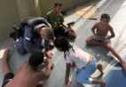 Abraços e convite para brincar surpreendem policiais no ES