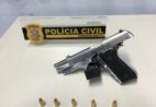 Pistola usada em ameaça contra ex-mulher é apreendida em Guaçuí