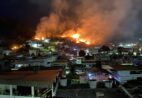 Incêndio assusta moradores e quase atinge casas em Cachoeiro