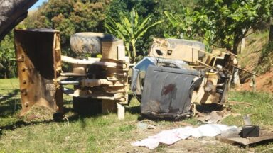Vítima de acidente com retroescavadeira em Cachoeiro é identificada
