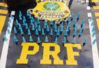 PRF encontra drogas escondidas dentro de capacete em Itapemirim