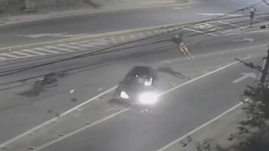 Motociclista fica ferido em acidente no acesso ao IBC em Cachoeiro