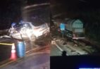 Motorista morre após colisão entre três veículos na BR-101, em Itapemirim
