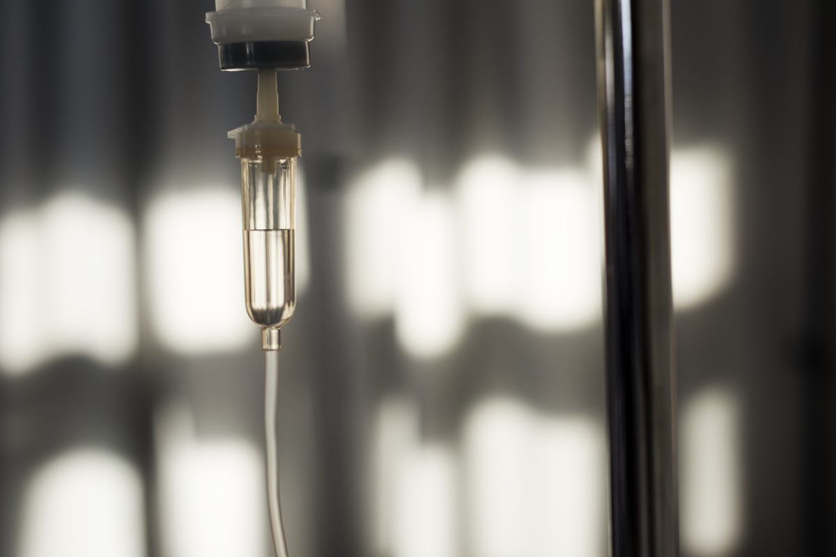 A foto alude à soroterapia