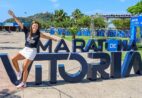 Influenciadora que correu 139 km chega ao Espírito Santo para participar da Maratona de Vitória