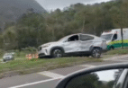Acidente entre dois veículos deixa uma pessoa ferida em Mimoso do Sul