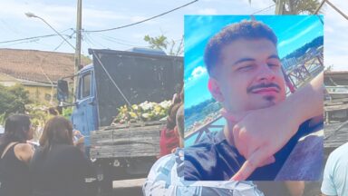 Corpo de jovem que sonhava em ser caminhoneiro é levado de caminhão ao sepultamento em Muqui
