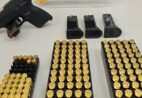 Pistola e mais de 130 munições são apreendidas em operação contra o tráfico no ES