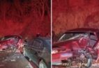 Batida entre Corolla e Gol deixa seis feridos na zona rural de Iúna