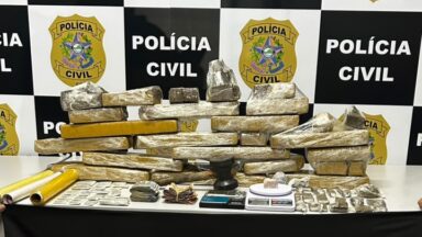 Operação contra tráfico apreende 17 kg de maconha e prende homem no ES