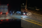 Carro atravessa pista, causa acidente e motorista foge sem prestar socorro em Castelo