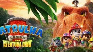 Sessão Azul exibe “Patrulha Canina: uma aventura dino” em sala adaptada para autistas