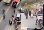 Acidente com motocicleta deixa homem ferido em avenida de Cachoeiro