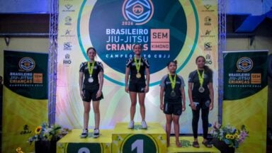 Atleta de Cachoeiro, Giovana Fernandes, é campeã brasileira de jiu-jitsu aos 14 anos