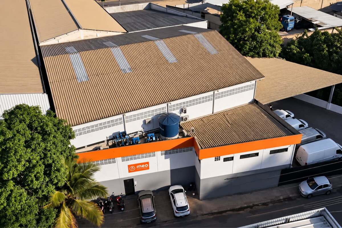 A foto mostra detalhe da MEO Alimentação