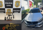 Operação prende líder do tráfico do Morro da Garrafa com pistola, munições e rádio comunicador