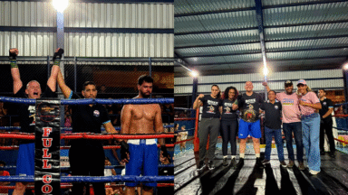 Boxeador de Iconha conquista cinturão dos pesos pesados em evento no ES