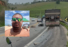 Polícia identifica motociclista morto em colisão com carreta em Cachoeiro