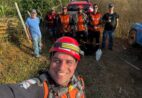 Bombeiros usam rapel para resgatar boi preso em área rochosa no Sul do ES