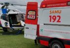 Criança de 1 ano com queimaduras graves é socorrida de helicóptero no ES