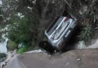 Acidente entre dois carros é registrado no Trevo do Monte Belo, em Cachoeiro