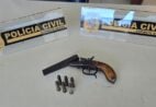 Homem é preso após polícia encontrar arma e munições em Conceição do Castelo