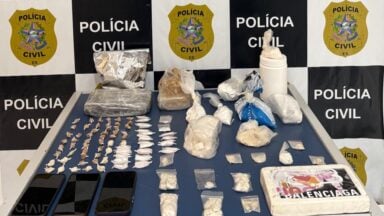 Operação apreende 6 quilos de drogas e prende três em Cachoeiro