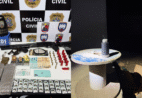 Granada caseira e armas são apreendidas em ação contra facção em cidade do ES
