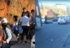 VÍDEO | Estudante fica ferido após ser atropelado a caminho da escola em Cachoeiro