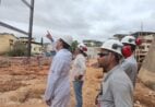 Bruno Resende acompanha concretagem da radioterapia, área essencial do Hospital do Câncer