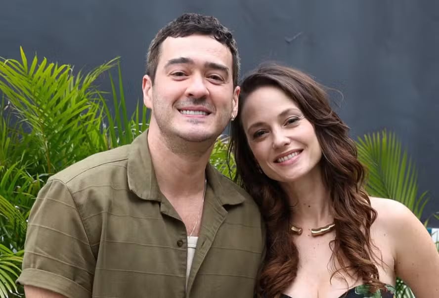 Marcos Veras e Rosanne Mulholland